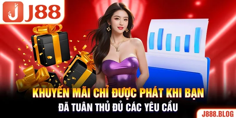 Khuyến mãi chỉ được phát khi bạn đã tuân thủ đủ các yêu cầu 